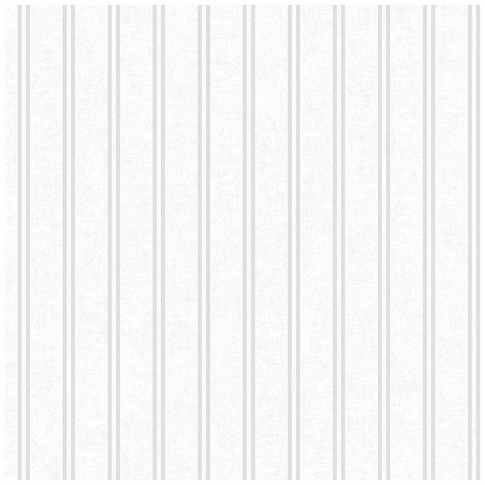 Wilko Wallpaper Country Pin Stripe Grey Image 1