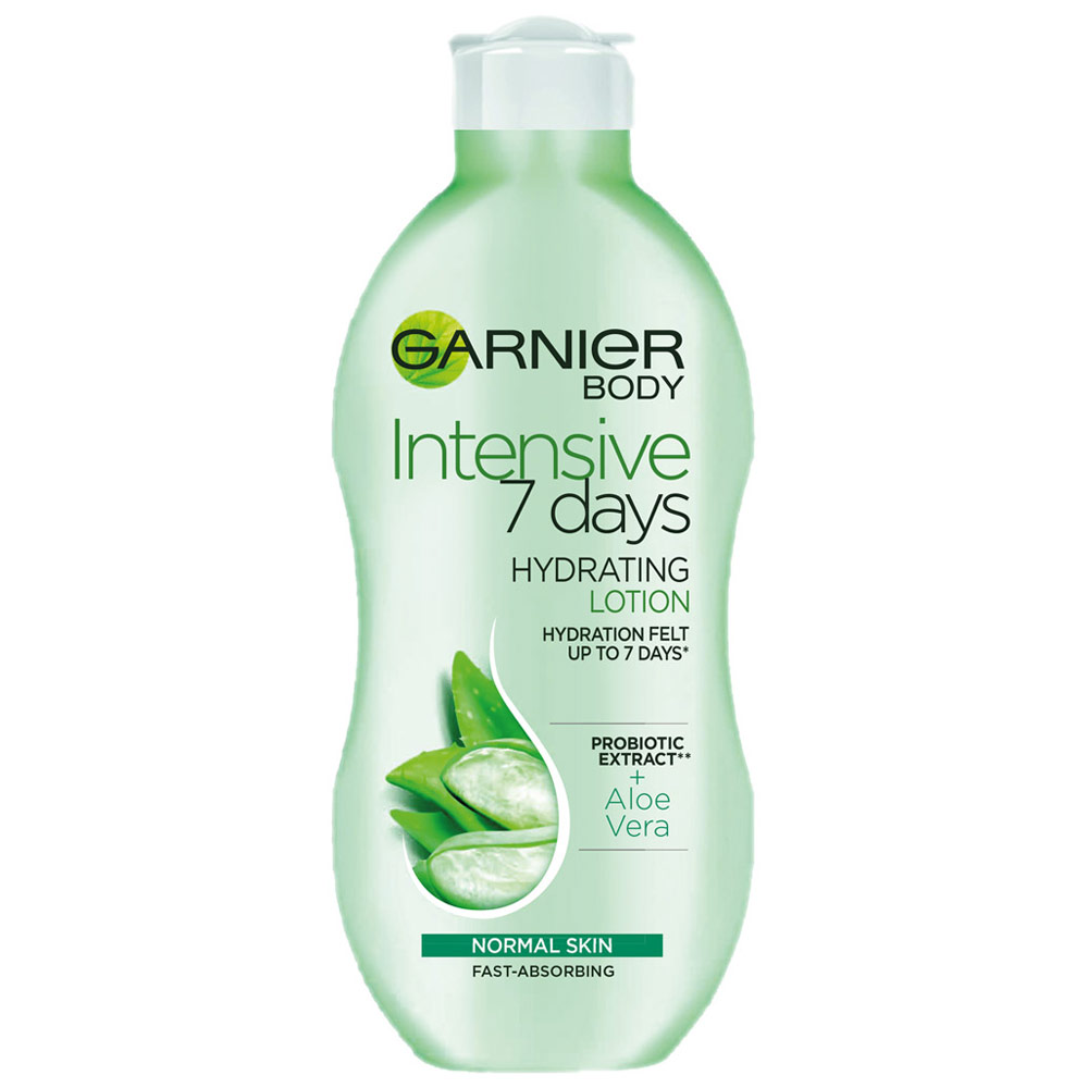 Garnier Intensive 7 Days Aloe Vera and Probiotic Extract Body Lotion 400ml Image 1