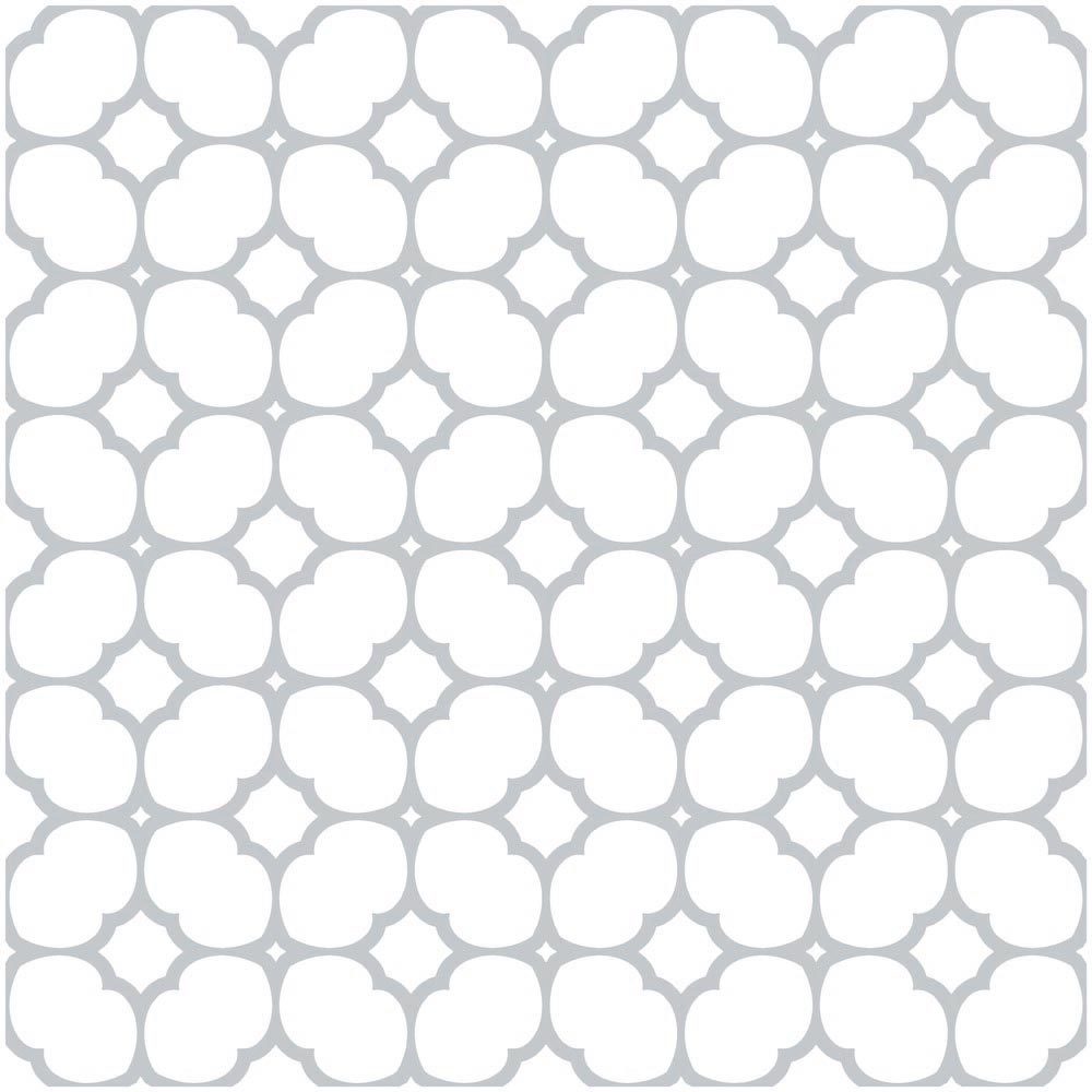 D-C-Fix Bloomy Grid Design Self Adhesive Floor Tiles 10 Pack Image 1