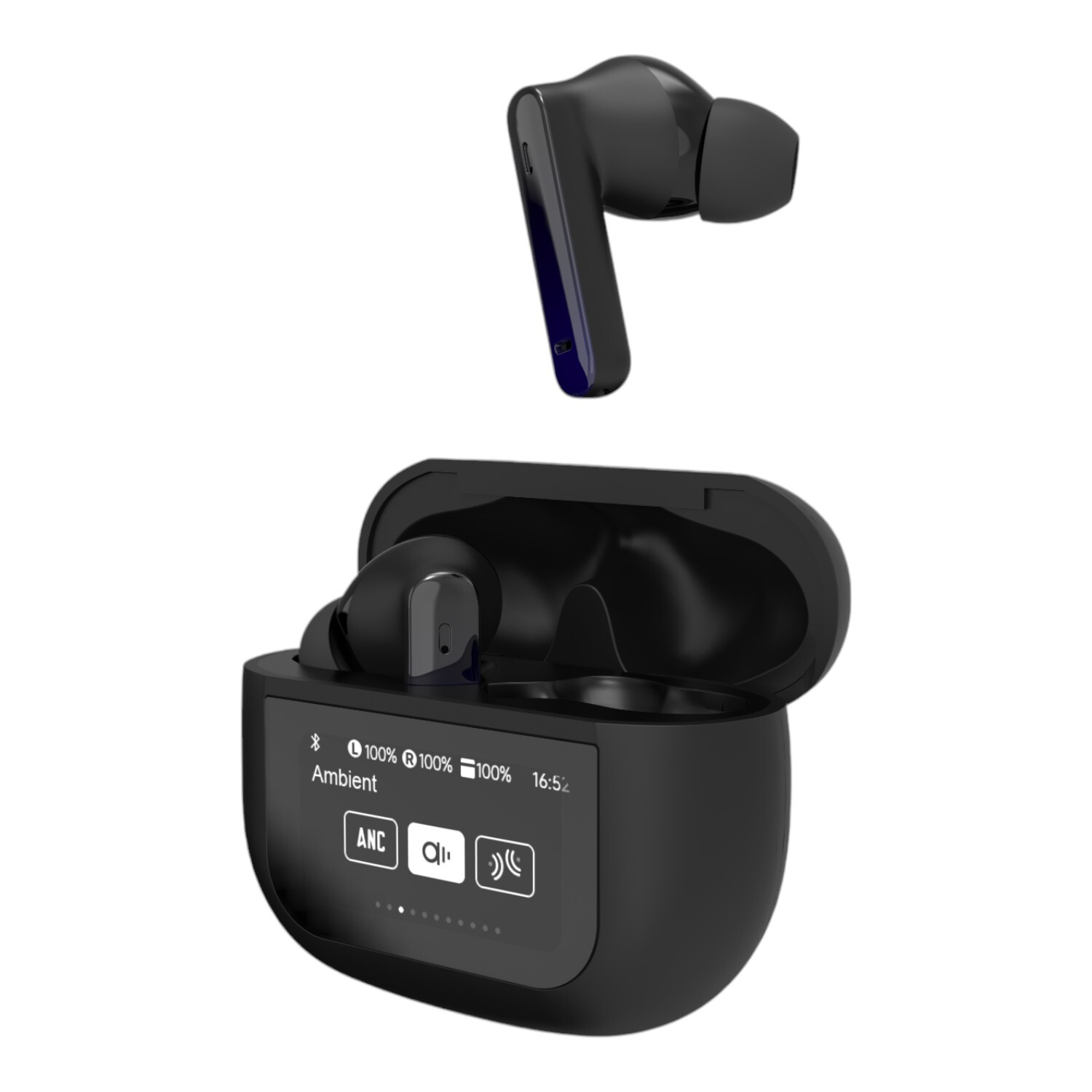 Touch Screen Ear Buds - Black Image 3