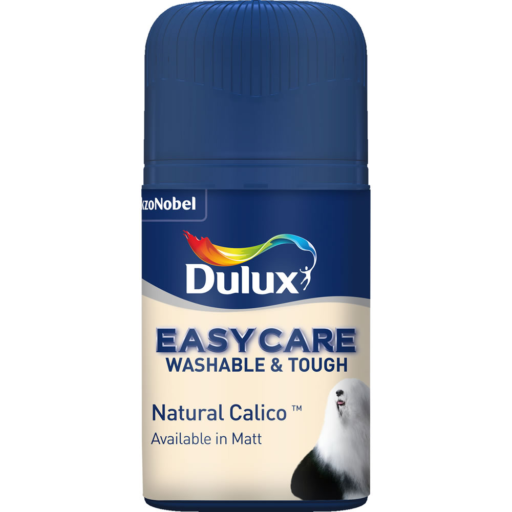 Dulux Easycare Natural Calico Matt Emulsion Paint Tester Pot 50ml Image 1