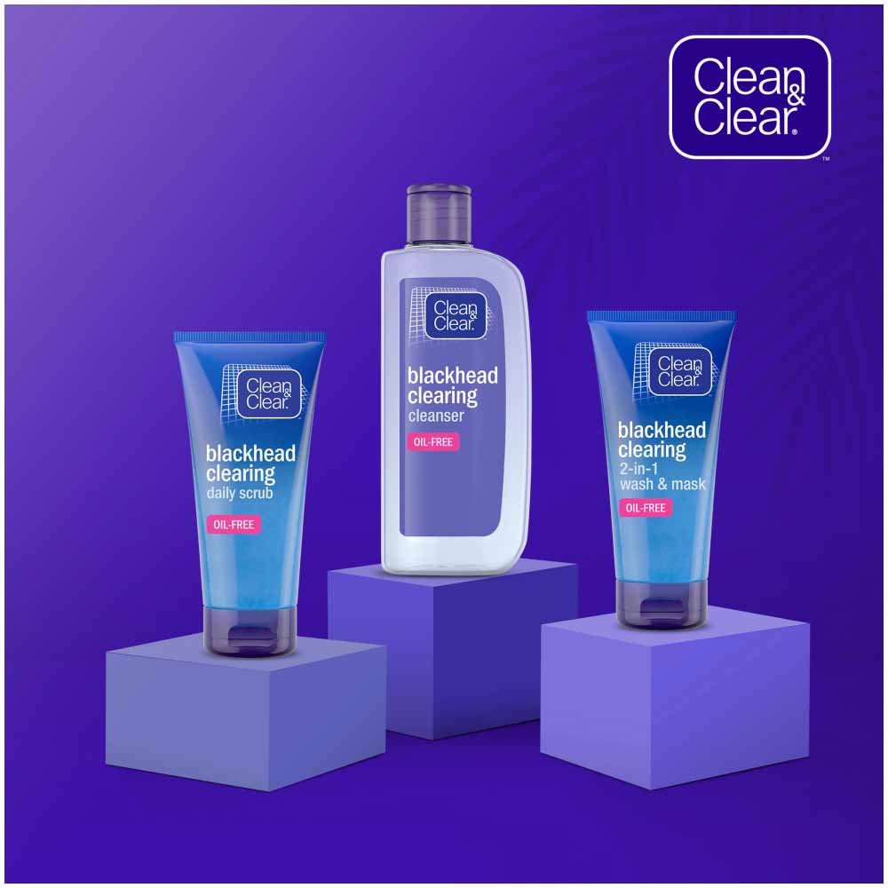 Clean & Clear Blackhead Clearing Daily Scrub 150ml Wilko