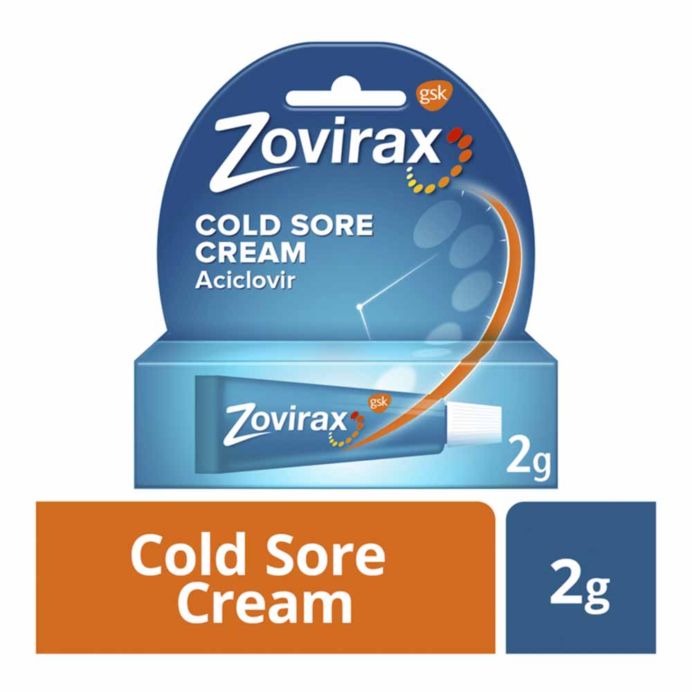 Zovirax Cold Sore Cream 2g  - wilko