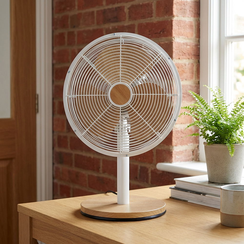 Scandi Style Desk Fan 14 inch Image 4