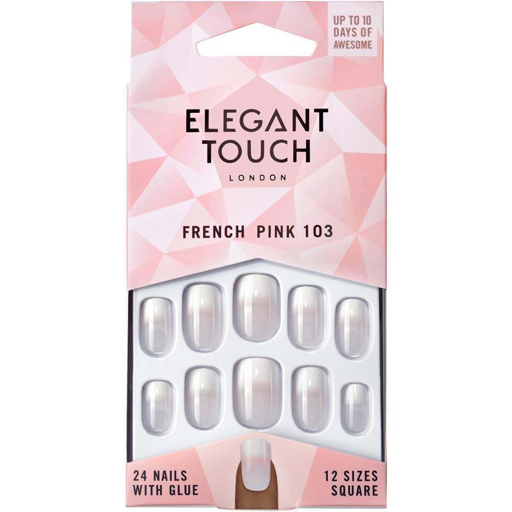 Elegant Touch French Nails 103 Pink Image 1