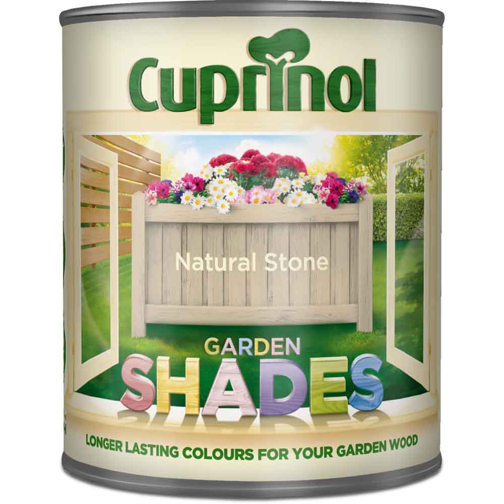 Cuprinol Garden Shades Natural Stone Exterior Paint 1L Image 2