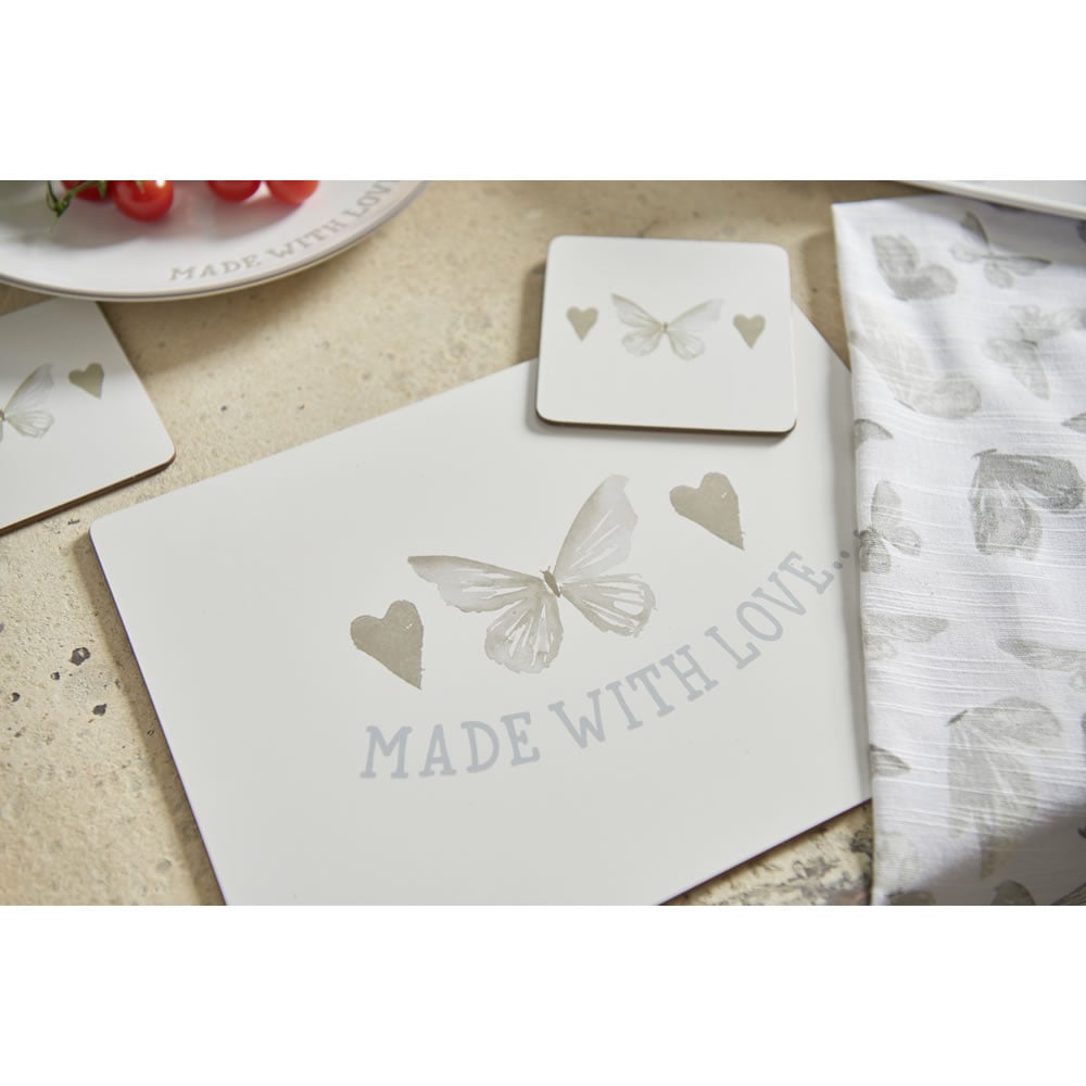 Wilko 4 pack Flutter Design Placemats Wilko