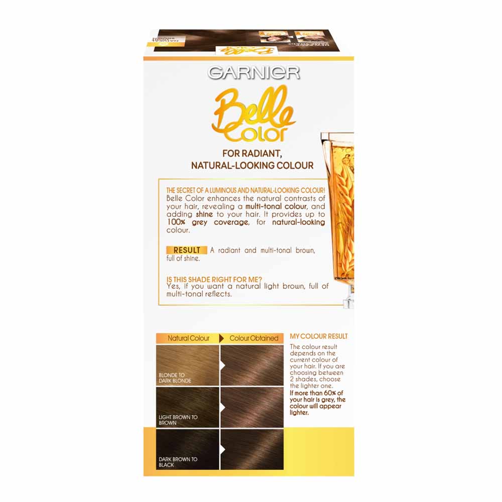 Garnier Belle Color Natural Light Brown 6 Permanent Hair Dye | Wilko Natural Hair Color Dye