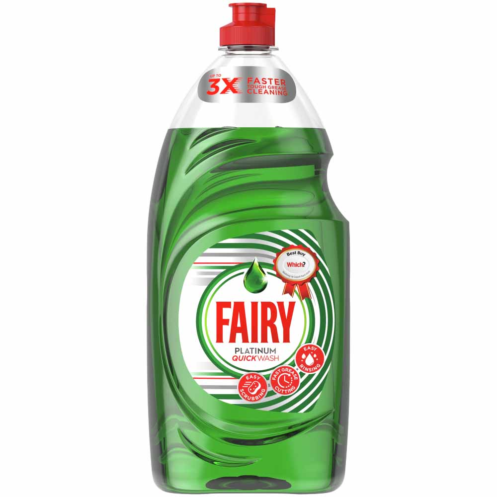 Fairy Platinum Original Washing Up Liquid 900ml Image 1