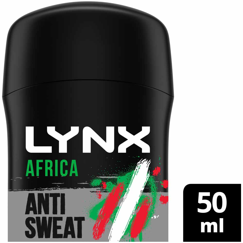 Lynx Africa Anti-Perspirant Dry Stick 50ml Image 1