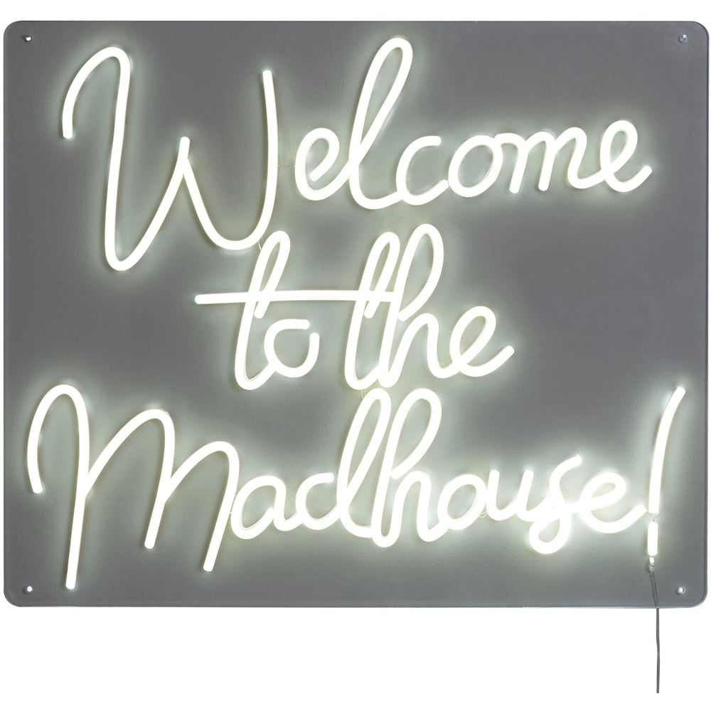 Welcome to the Madhouse LED Neon Sign Light Image 2