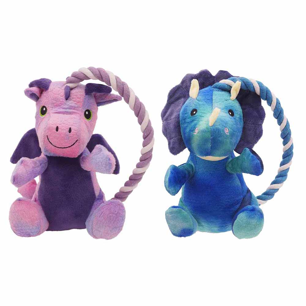 Single Wilko Dragon Rope Toy in Assorted styles   Image 1