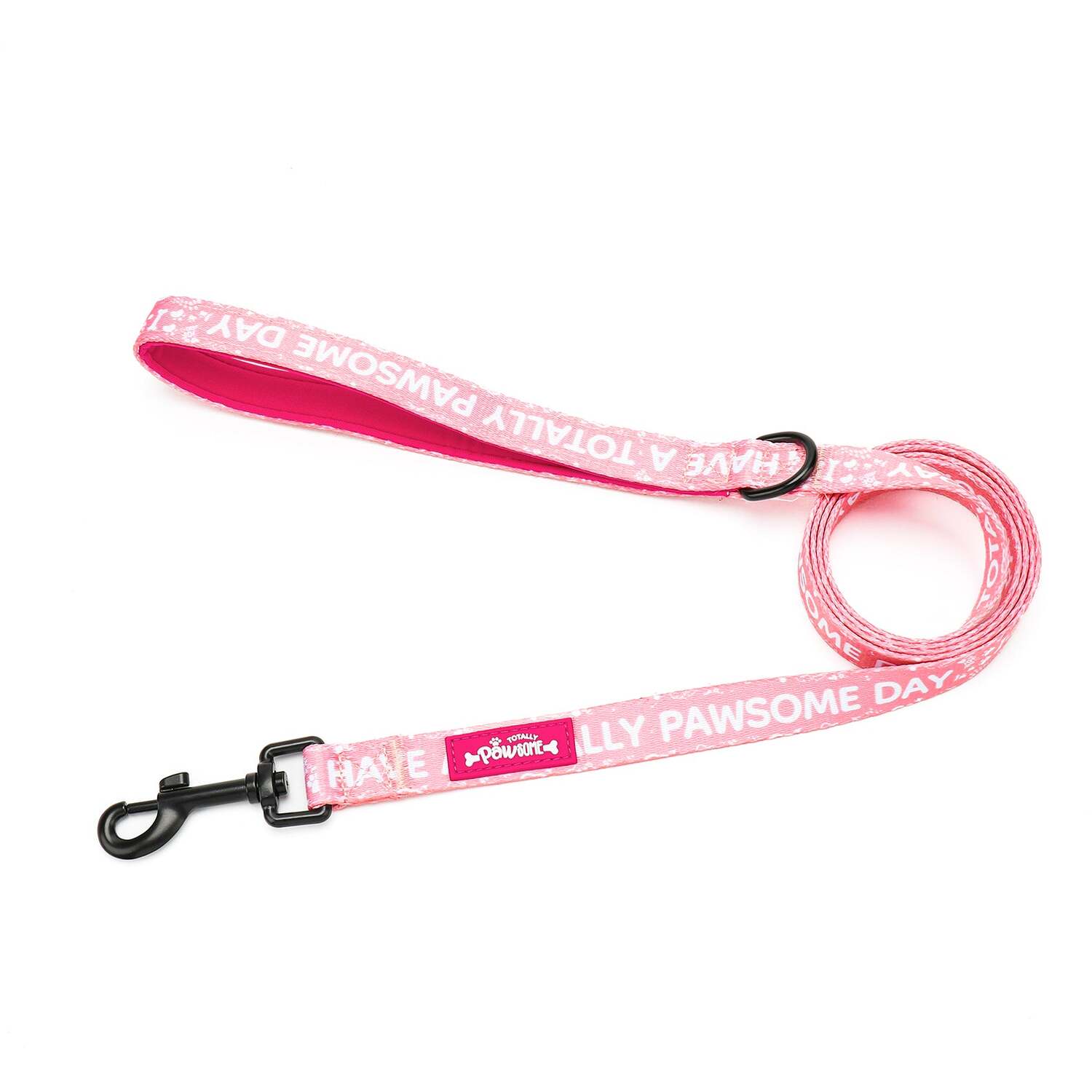 Totally Pawsome Pink Paws TP Adventures Dog Lead, 150cm Image 2