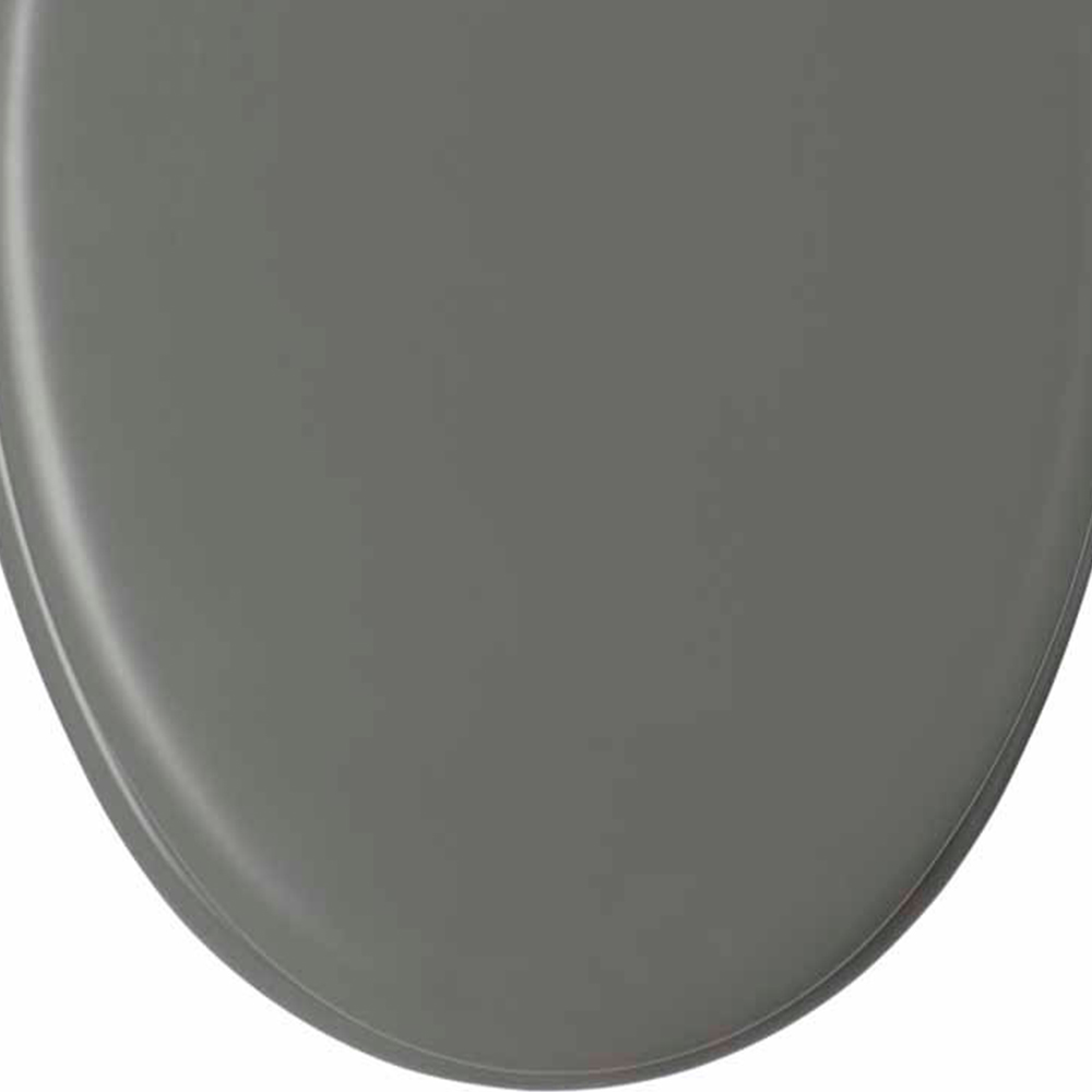 Wilko Matte Grey Toilet Seat Image 6