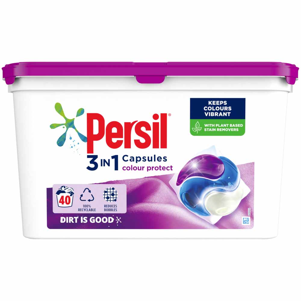 Persil 3in1 Colour Capsules 40 Washes Image 2