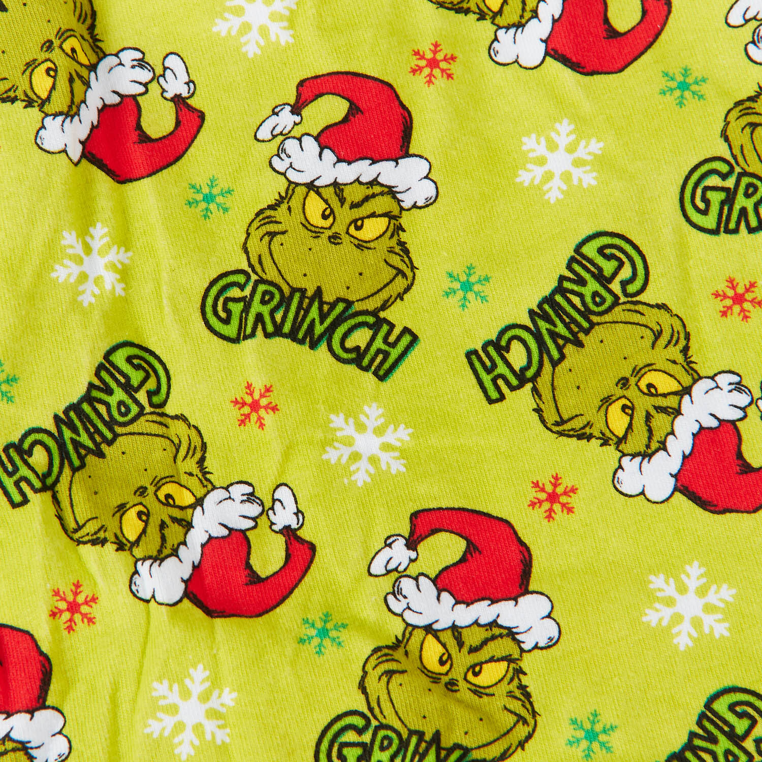 Mens Grinch Boxer ShortsGreen Image 4
