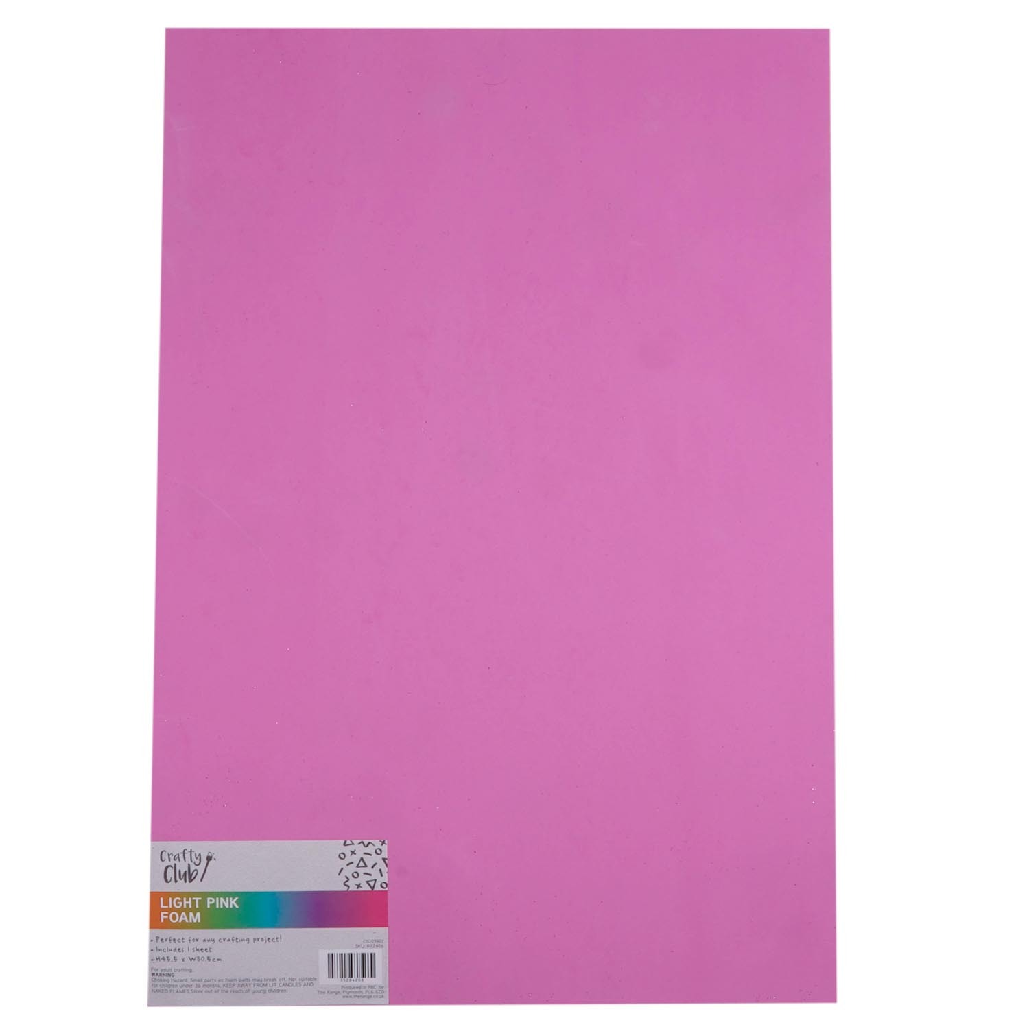 Foam Sheet - Light Pink Image 2
