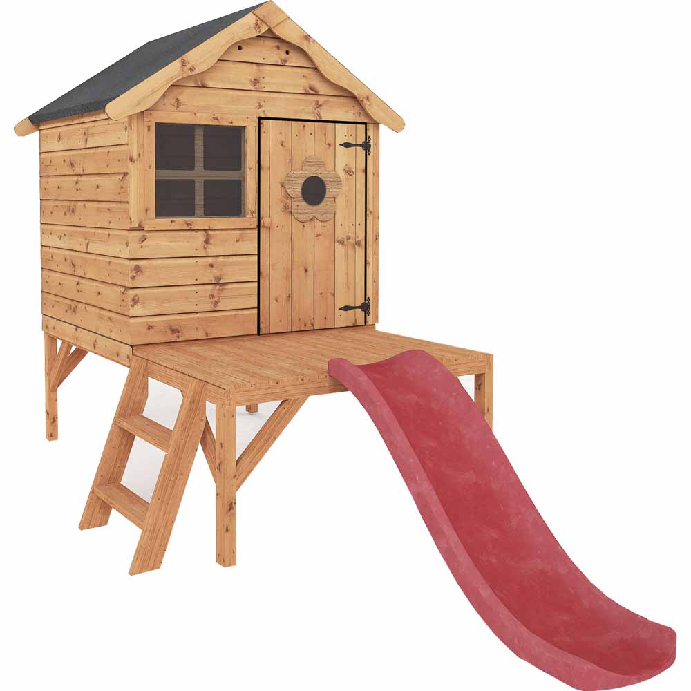 Mercia Snug Playhouse Tower and Slide Image 1