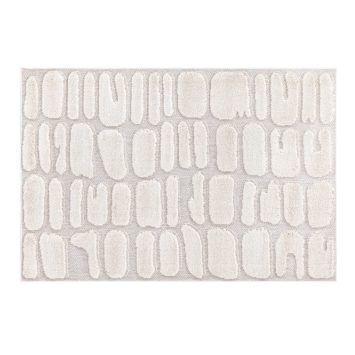 Bailey Pebble Rug - Neutral / 160cm Image 1