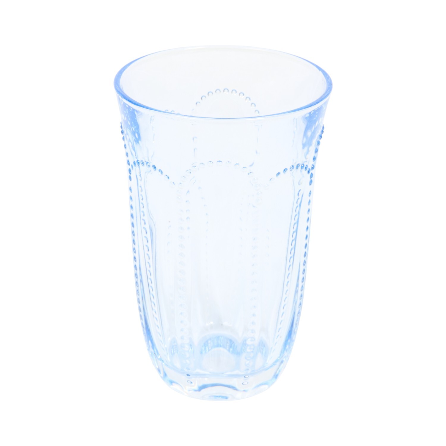 Beaded Hiball Glass Blue Image 2