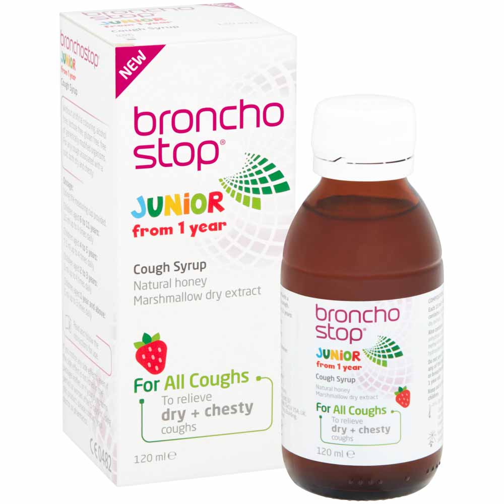 Bronchostop Junior Cough Syrup 120ml Image 2