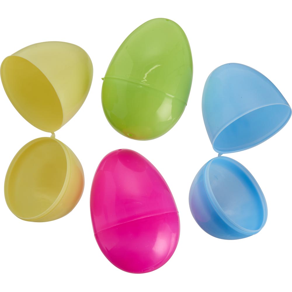 Wilko 4 Large coloured Fillable Eggs Image 3