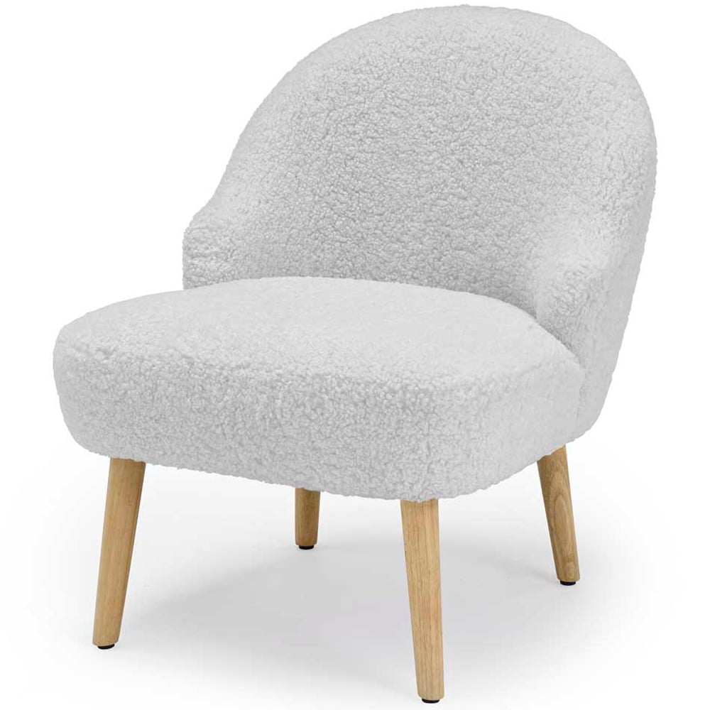 Ted Grey Boucle Accent Chair Image 2