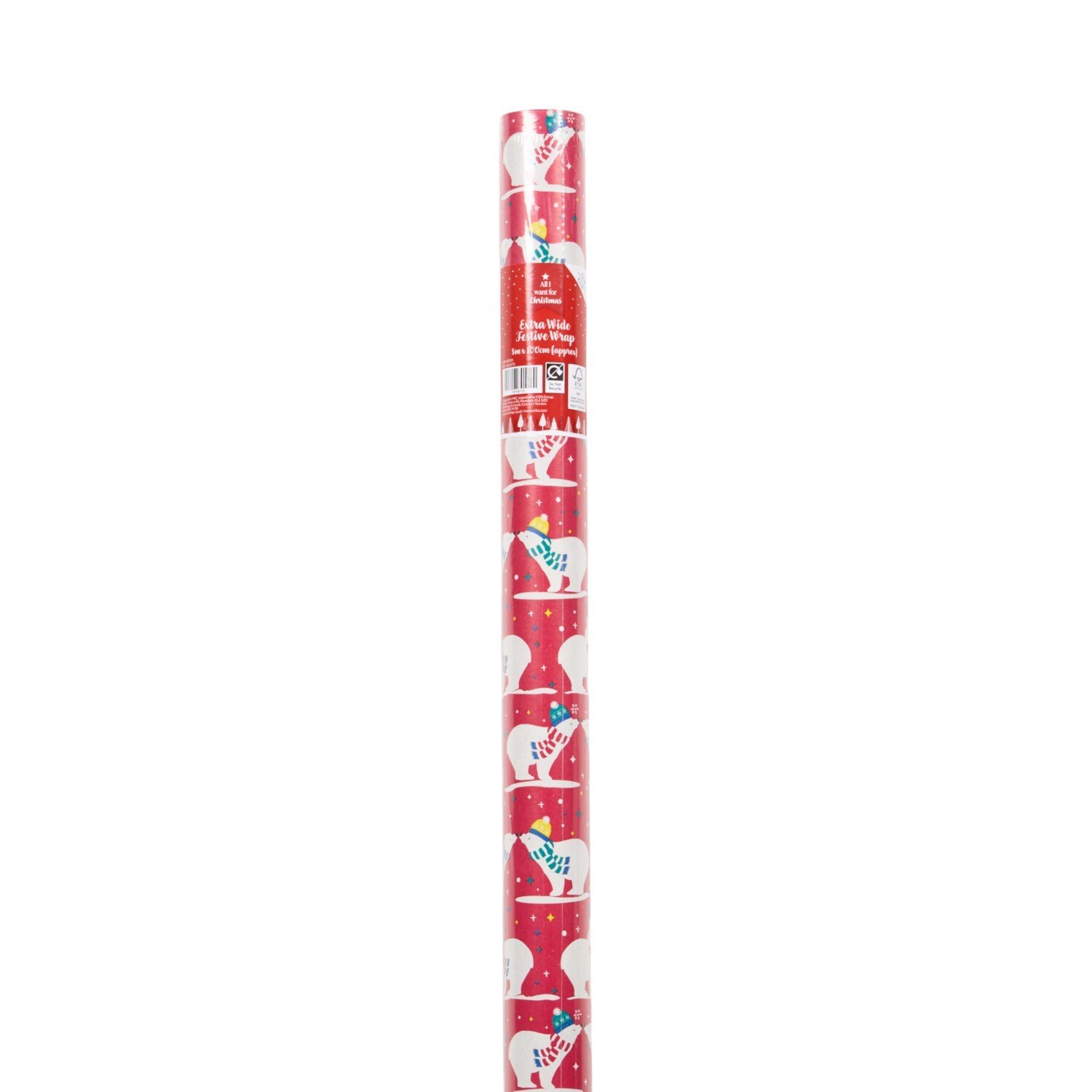 Extra Wide Festive Gift Wrap Image 13