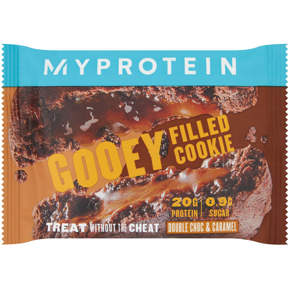 Myprotein Double Chocolate and Caramel Cookie 75g Image