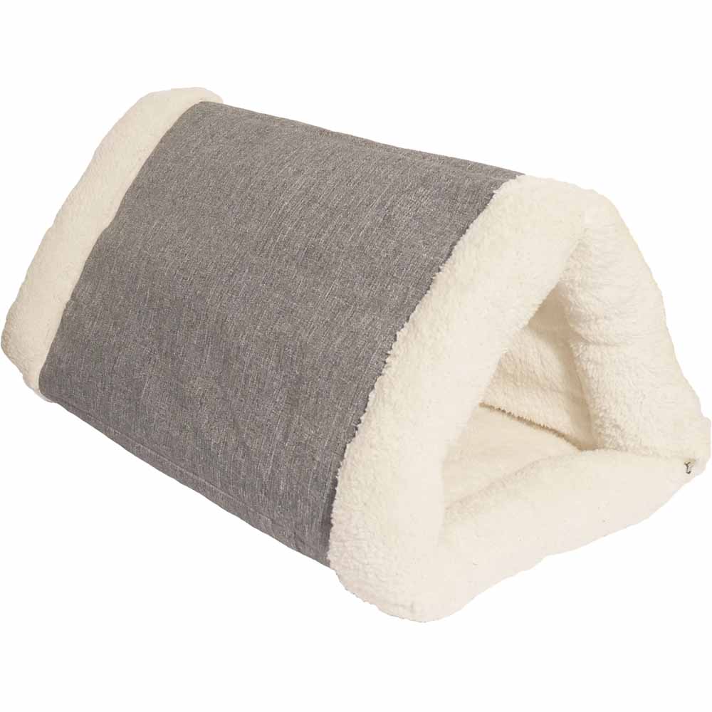 Rosewood Snuggle Plush 2 in 1 Cat Comfort Den Image 1
