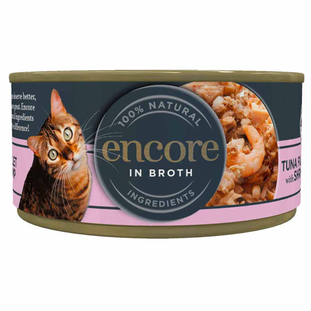 Encore Tuna with Shrimp Cat Food Tin 70g Image 1