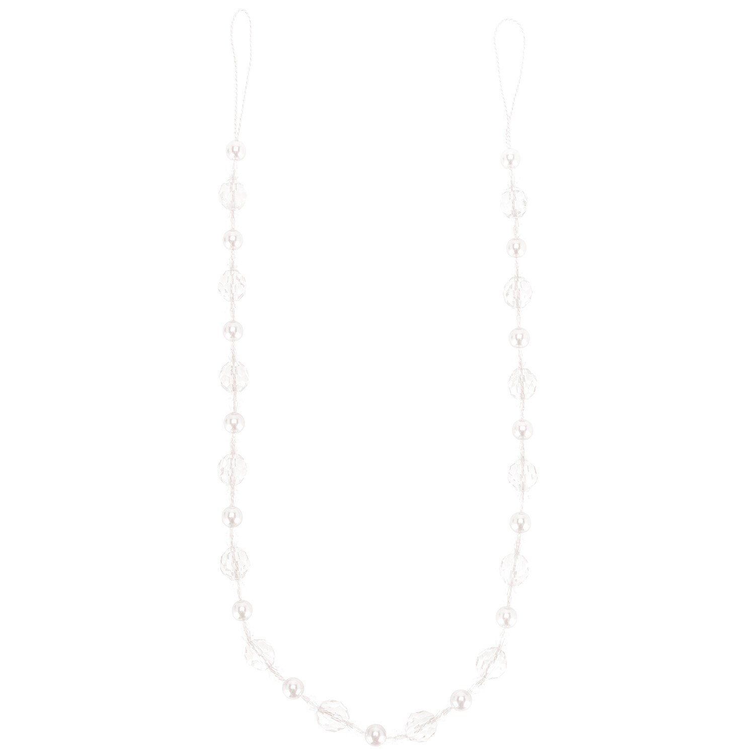 Pearl Bead Tieband - Clear Image