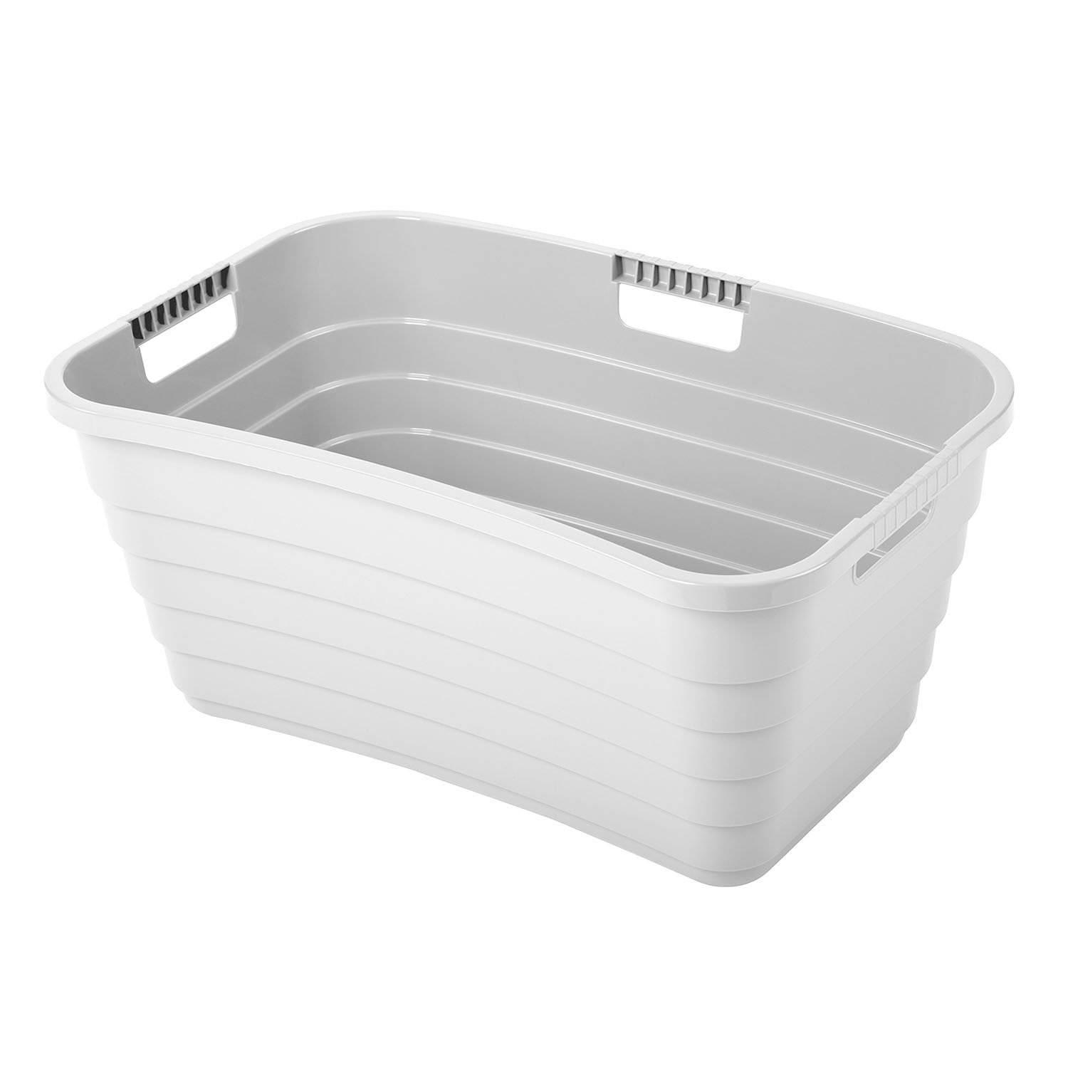 Matte Hipster Laundry Basket - White Image
