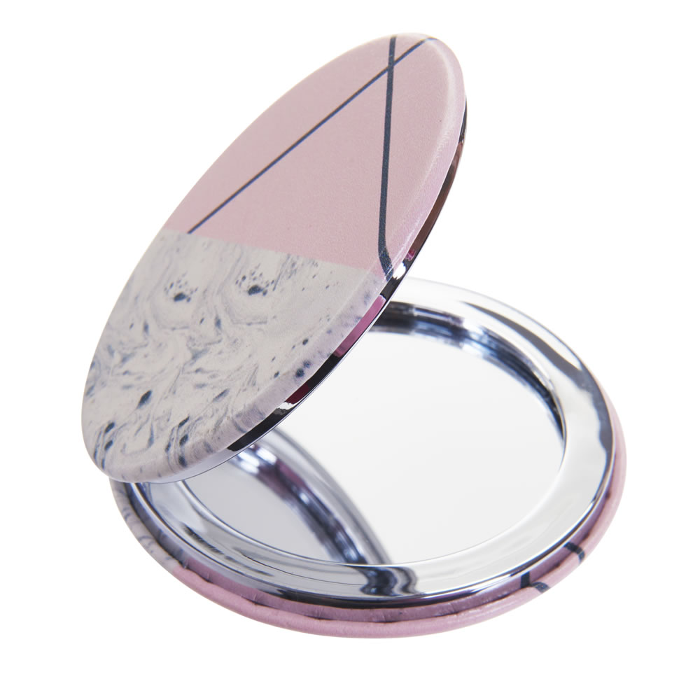 Wilko Compact Mirror Round Trend Image