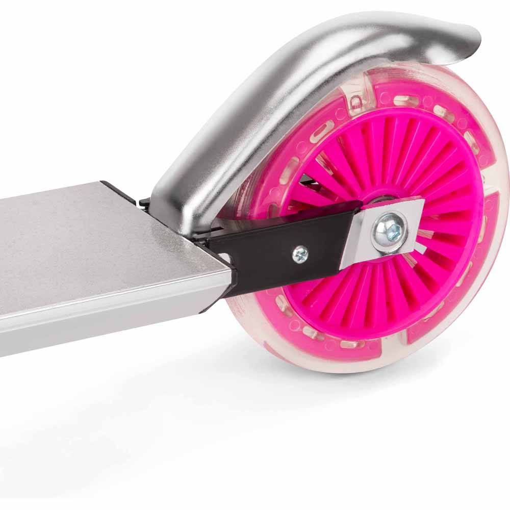 Xootz LED Wheels Foldable Scooter Pink Image 6