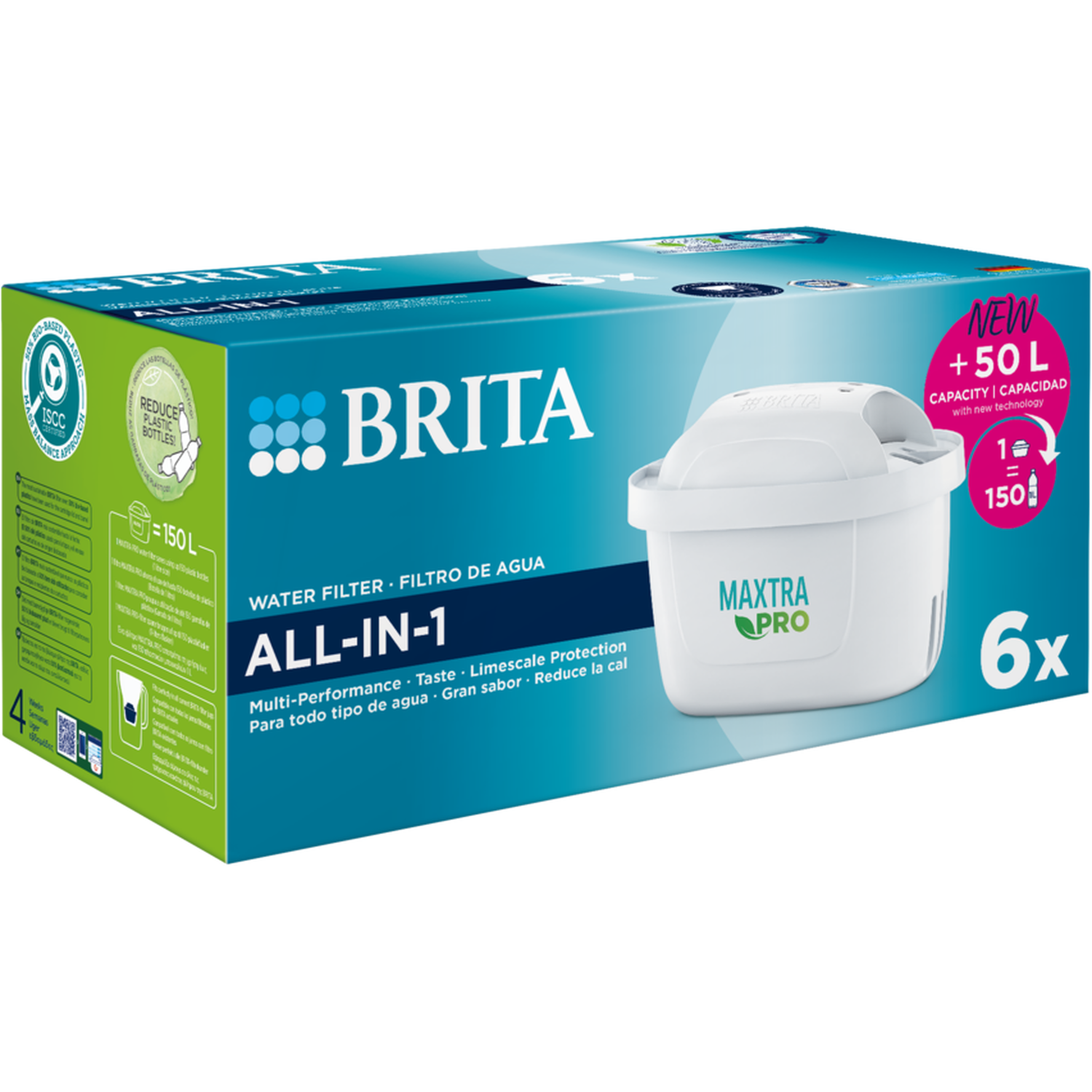 Brita Maxtra Pro White Filter Cartridges 6 Pack Image 2