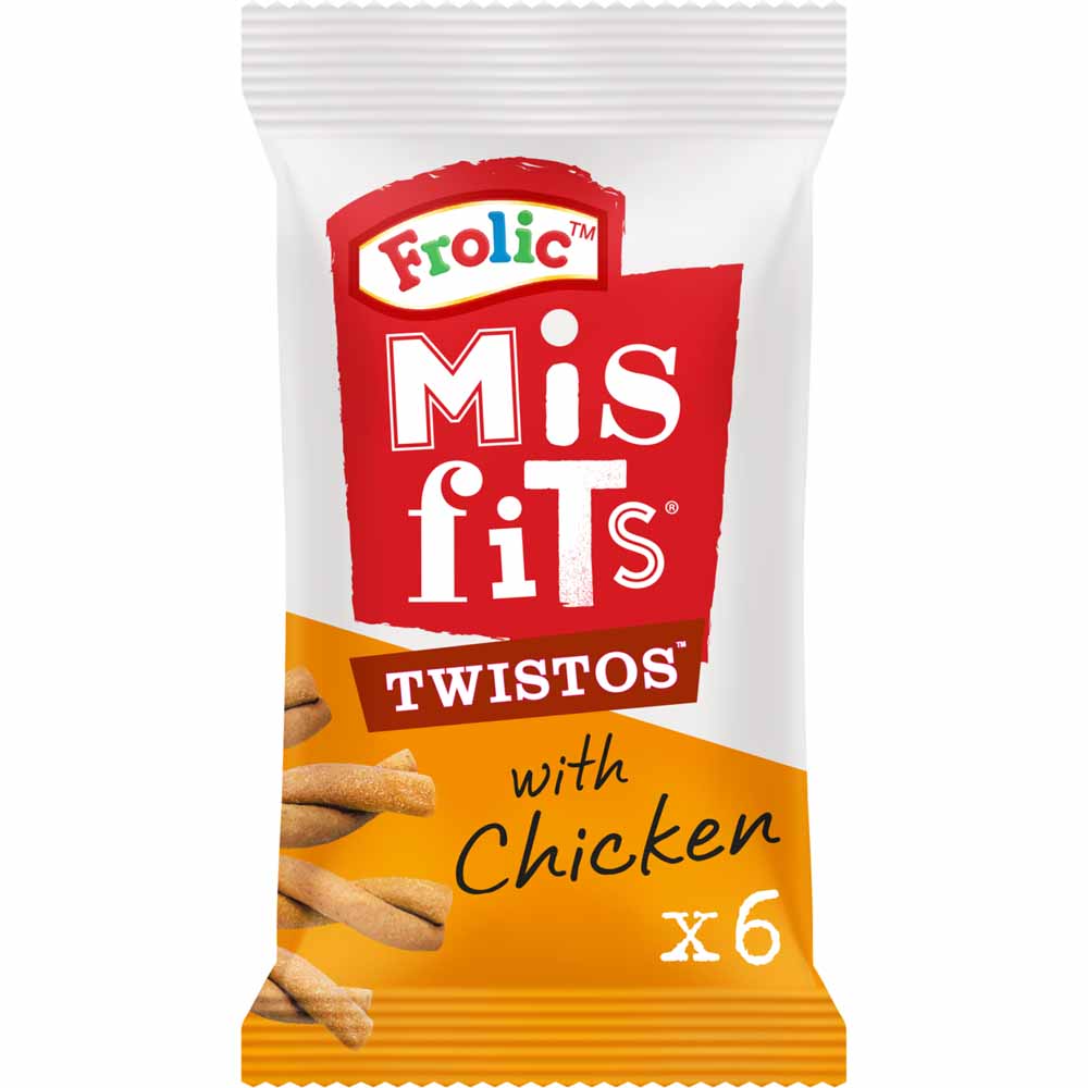 Misfits Twistos Chicken Dog Treats 105g Image 1