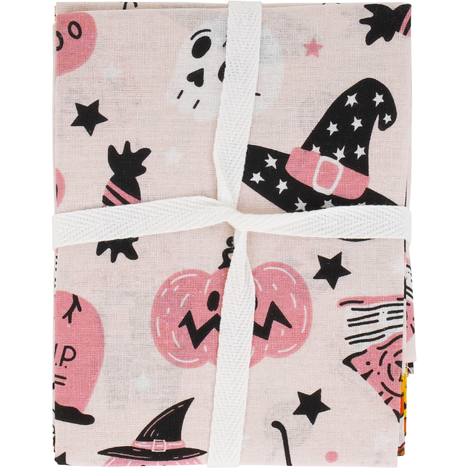 Halloween Fabric Fat Quarters Black Image 2