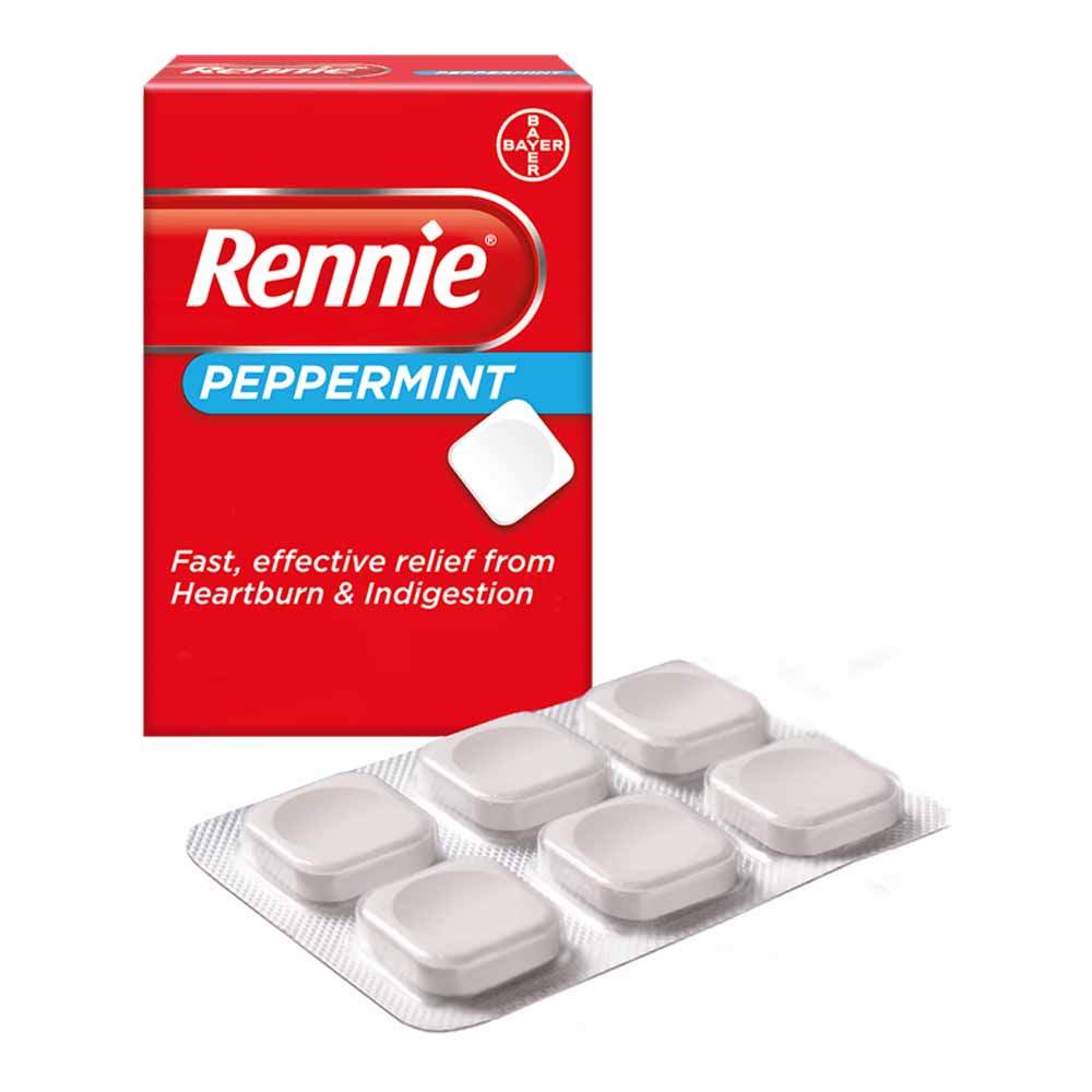 Rennie Peppermint Tablets 24 pack Image 3
