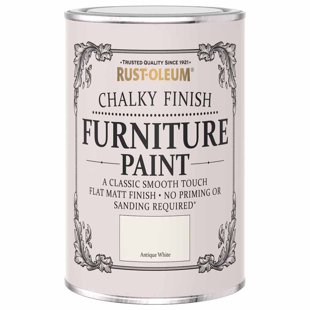 Rust-Oleum Chalky Furniture Paint Antique White 12 Image 2