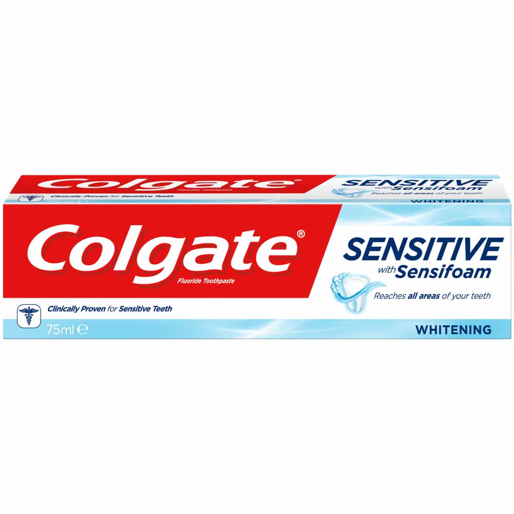 Colgate Sensifoam Whitening Sensitive Toothpaste 75ml Image 2