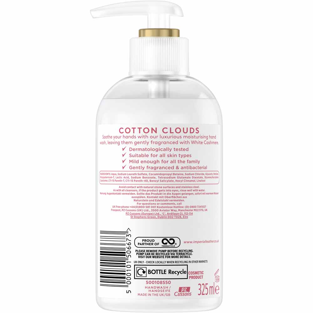 Imperial Leather Cotton Clouds Handwash 325ml Image 2