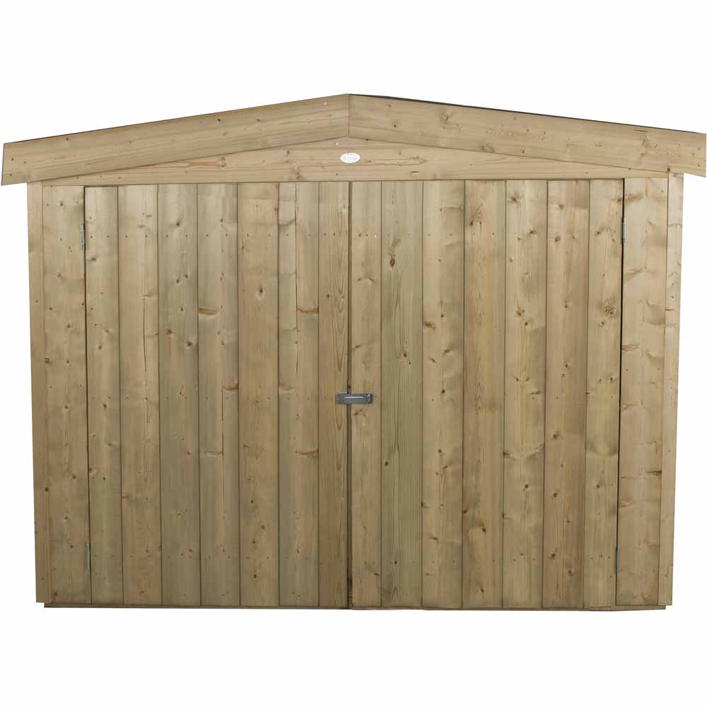 Forest Garden 3 x 6ft Double Door Large Apex Outdoor Store Image 4