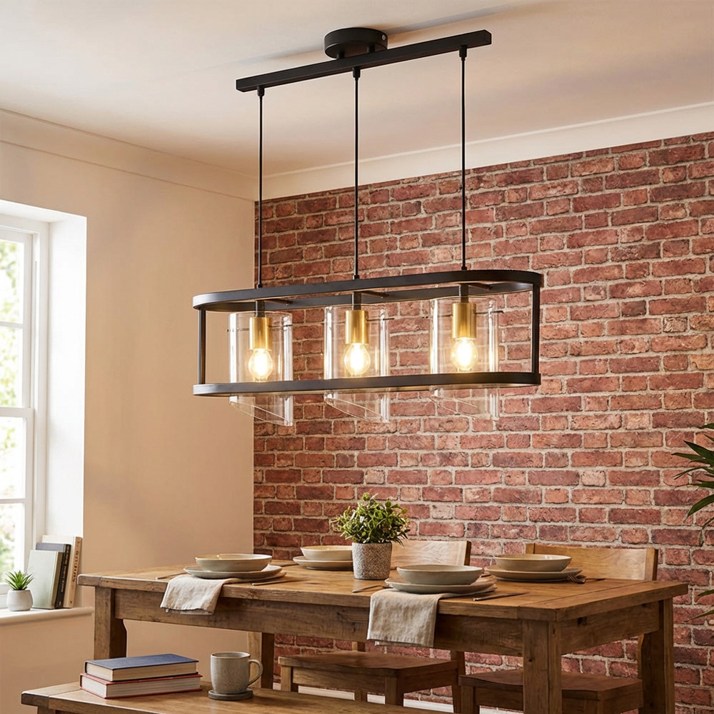 Paramount Black 3 Pendant Ceiling Light Image 6
