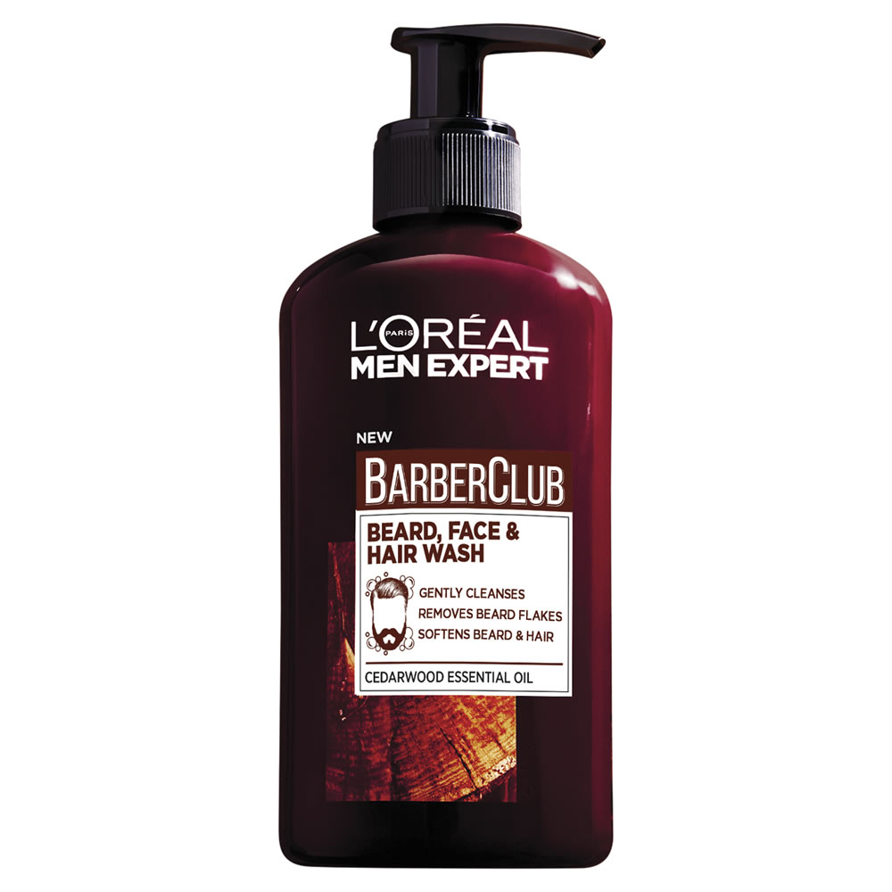L'Oreal Men Expert Barber Club Beard Face and Hair  Wash 200ml Image 1