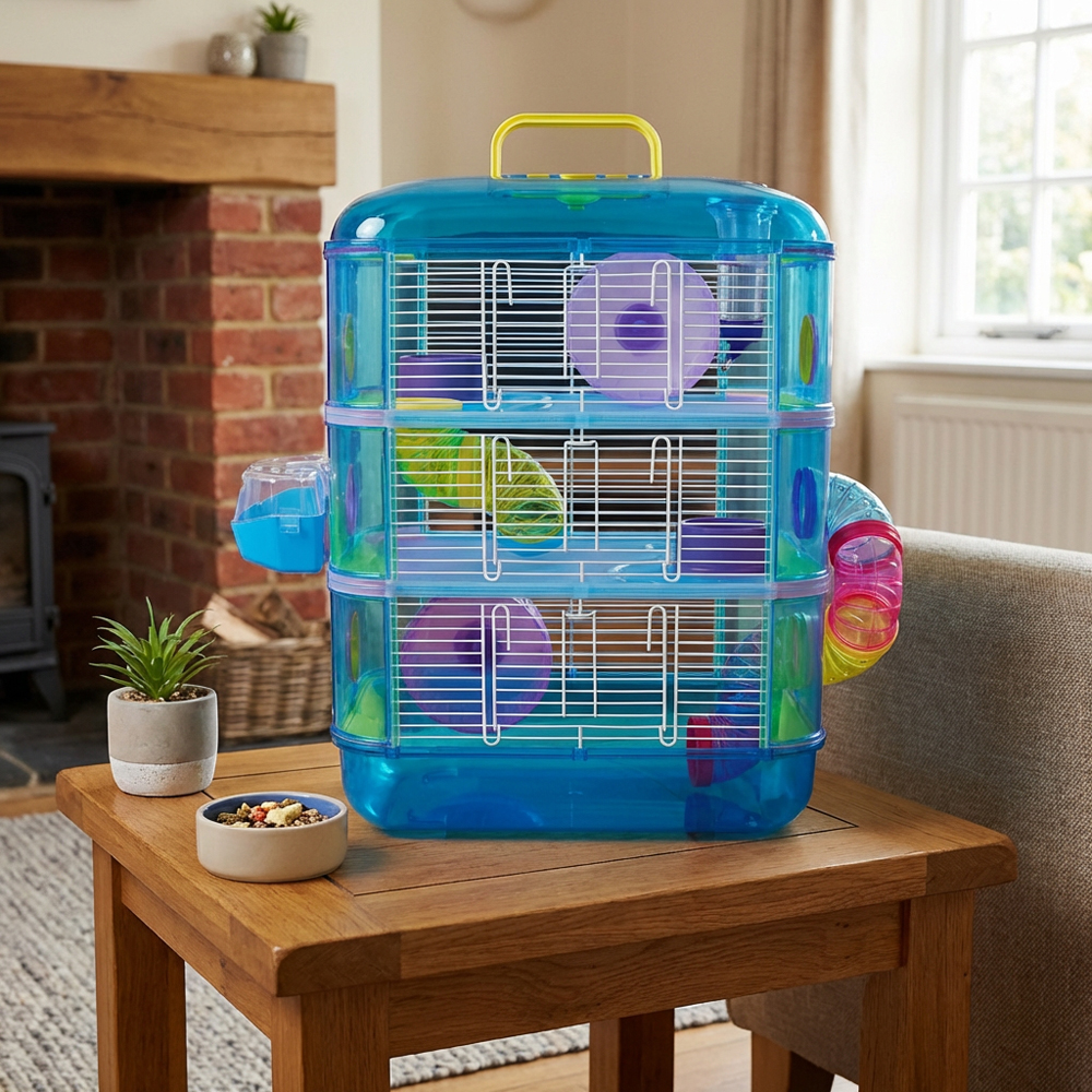 Blossom 3 Storey Hamster Cage Image 9