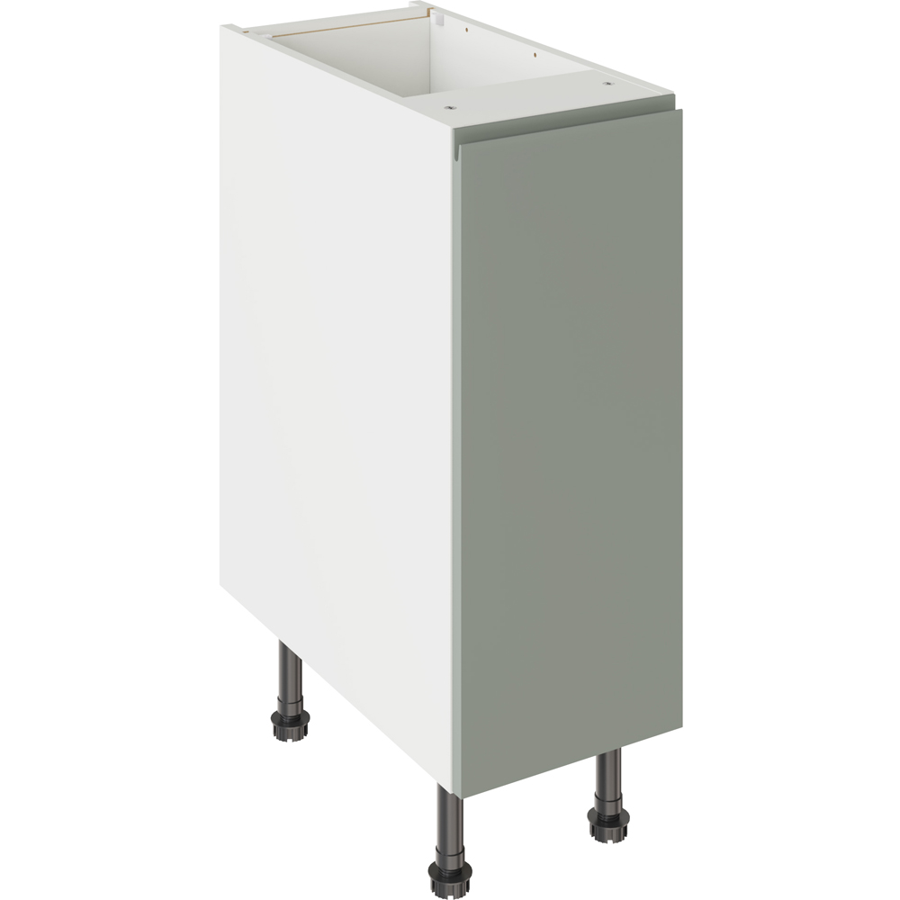 Kitchen Kit J-Pull Matt Sage Green Base Kitchen Cabinet Flatpack 300mm Image 1