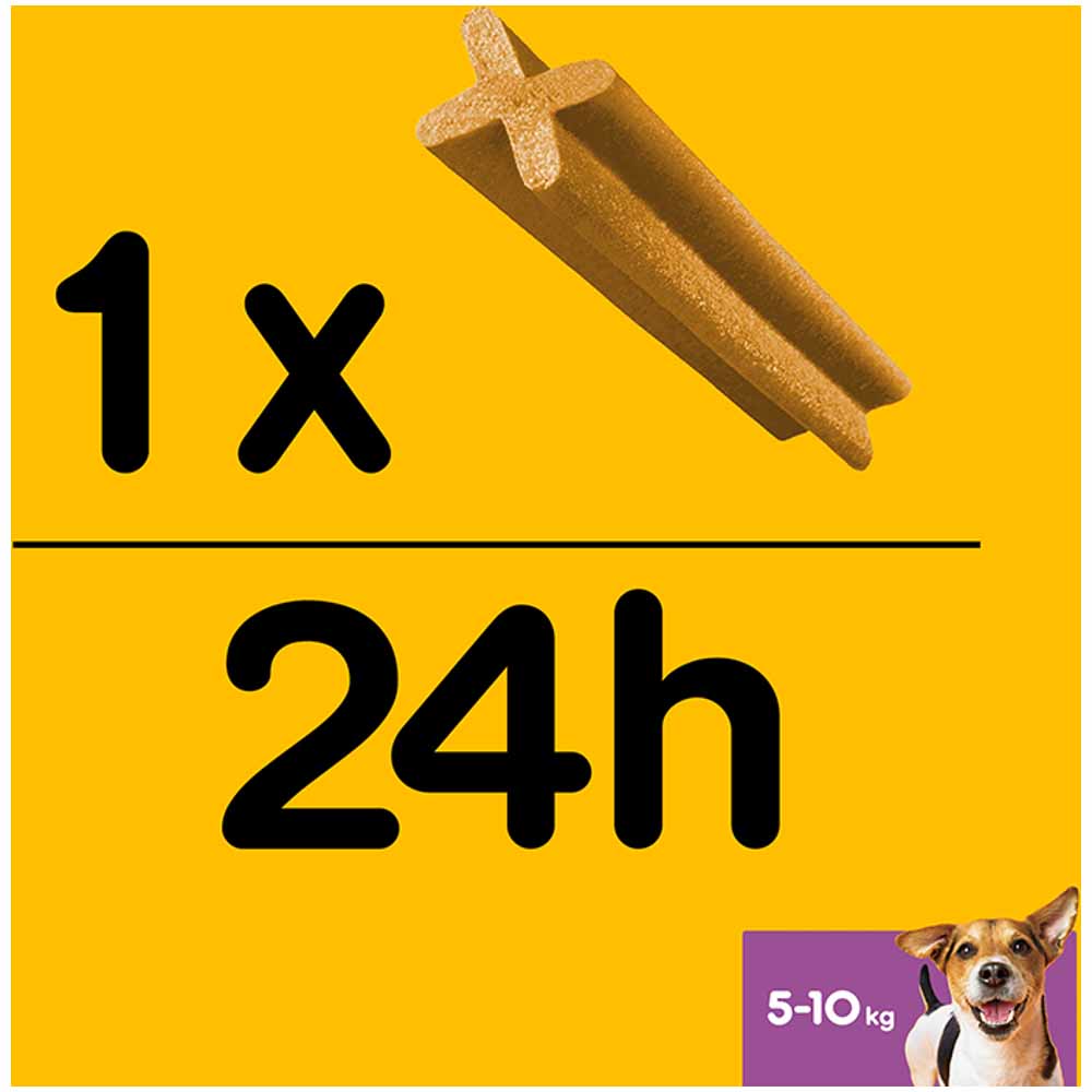 Pedigree 7 Pack Dentastix Daily Adult Small Dog Treats Dental Sticks 110g Image 5