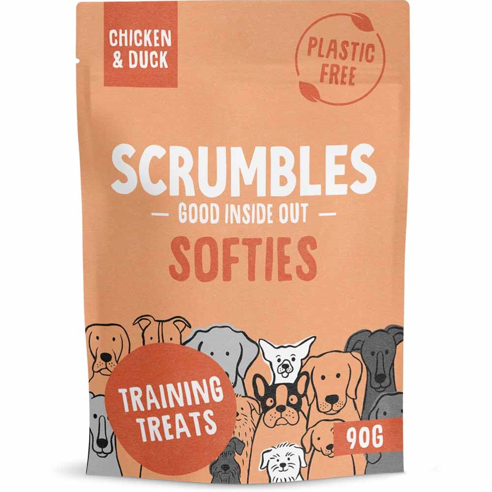 Scrumbles Softies Chicken Dog Treats Case of 8 x 90g Image 2