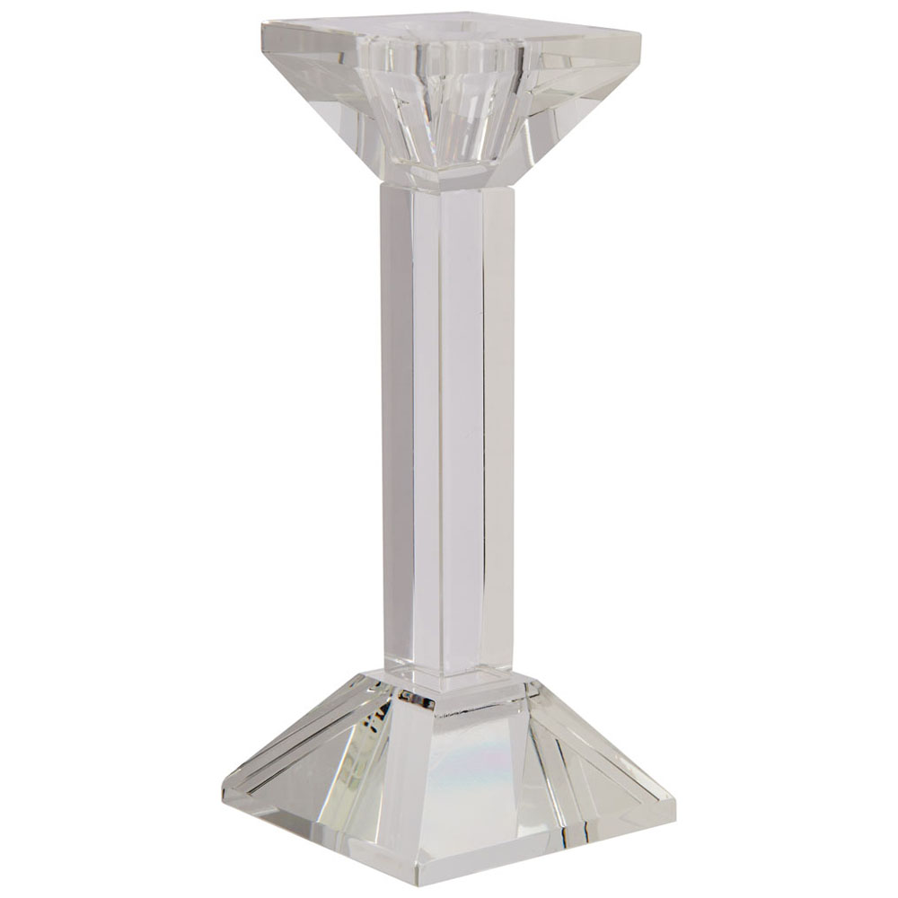 Wilko Small Crystal Look Candle Holder Image 2